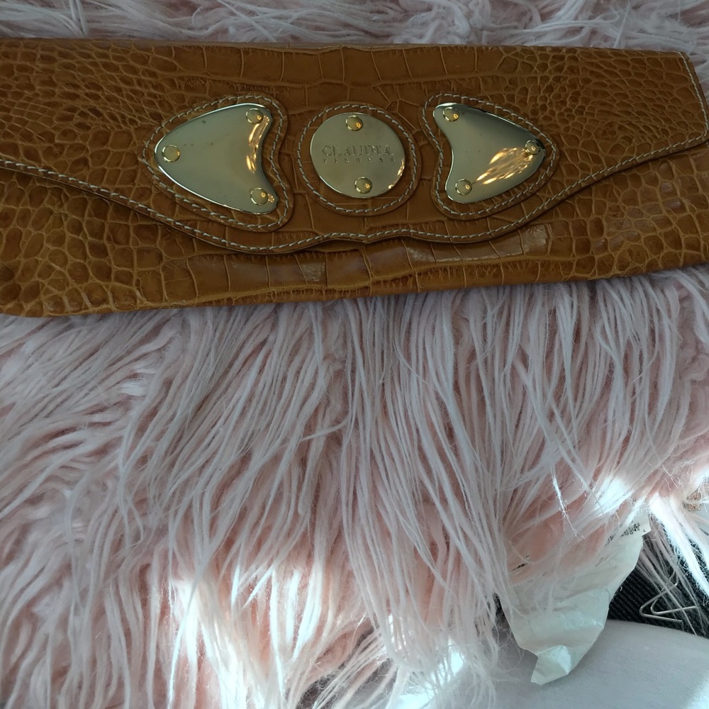 alligator textured purse by Claudia Firenze